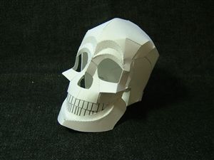 Example 2 of Karakasa Skull sideview (click here)