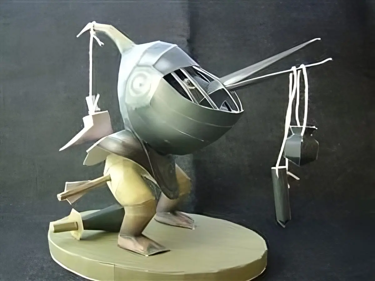ヒエロニムス・ボッシュのペーパークラフト作品