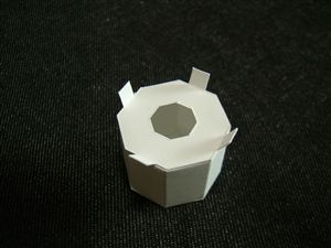 ダ・ヴィンチのヘリコプターのペーパークラフト
