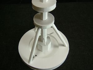 ダ・ヴィンチのヘリコプターのペーパークラフト