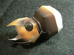 地獄の鳥のペーパークラフト