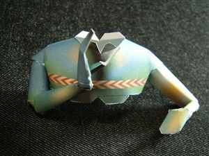 地獄の鳥のペーパークラフト