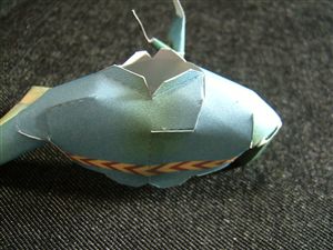 地獄の鳥のペーパークラフト