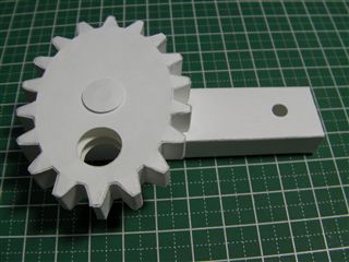楕円歯車のペーパークラフト