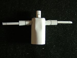 関節可動人形のペーパークラフト