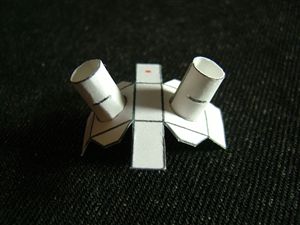 関節可動人形のペーパークラフト