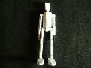 関節可動人形のペーパークラフト