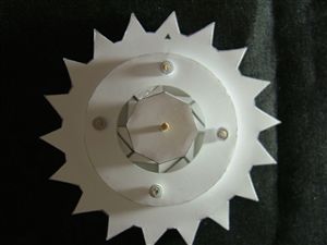 脱進機のペーパークラフト
