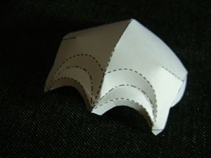 頭蓋骨のペーパークラフト