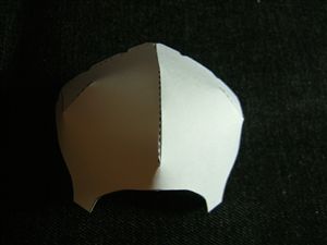 頭蓋骨のペーパークラフト