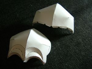 頭蓋骨のペーパークラフト