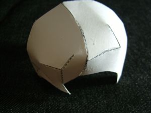 頭蓋骨のペーパークラフト