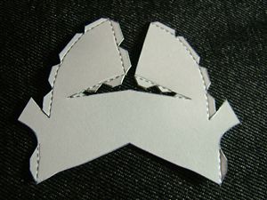 頭蓋骨のペーパークラフト