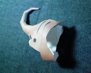 塔の魚のペーパークラフト